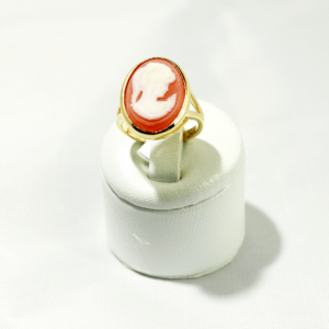 Bague Plaqué-Or Camée