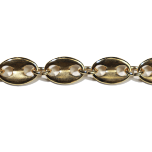 Bracelet Plaqué-Or Grain Café