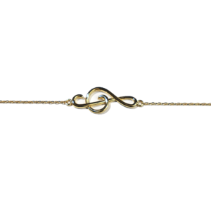 Bracelet Plaqué Or Clef de Sol