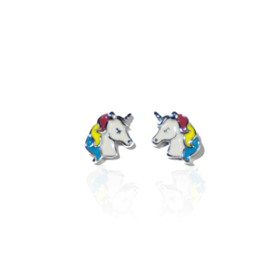 Boucles d&rsquo;Oreilles Argent Licorne