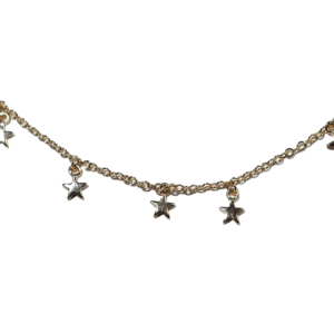 Collier Plaqué-Or Pluie Etoiles
