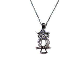 Collier Argent Chouette
