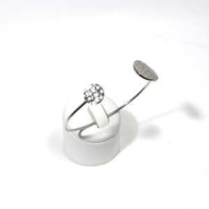 Bracelet Jonc Argent Pastilles